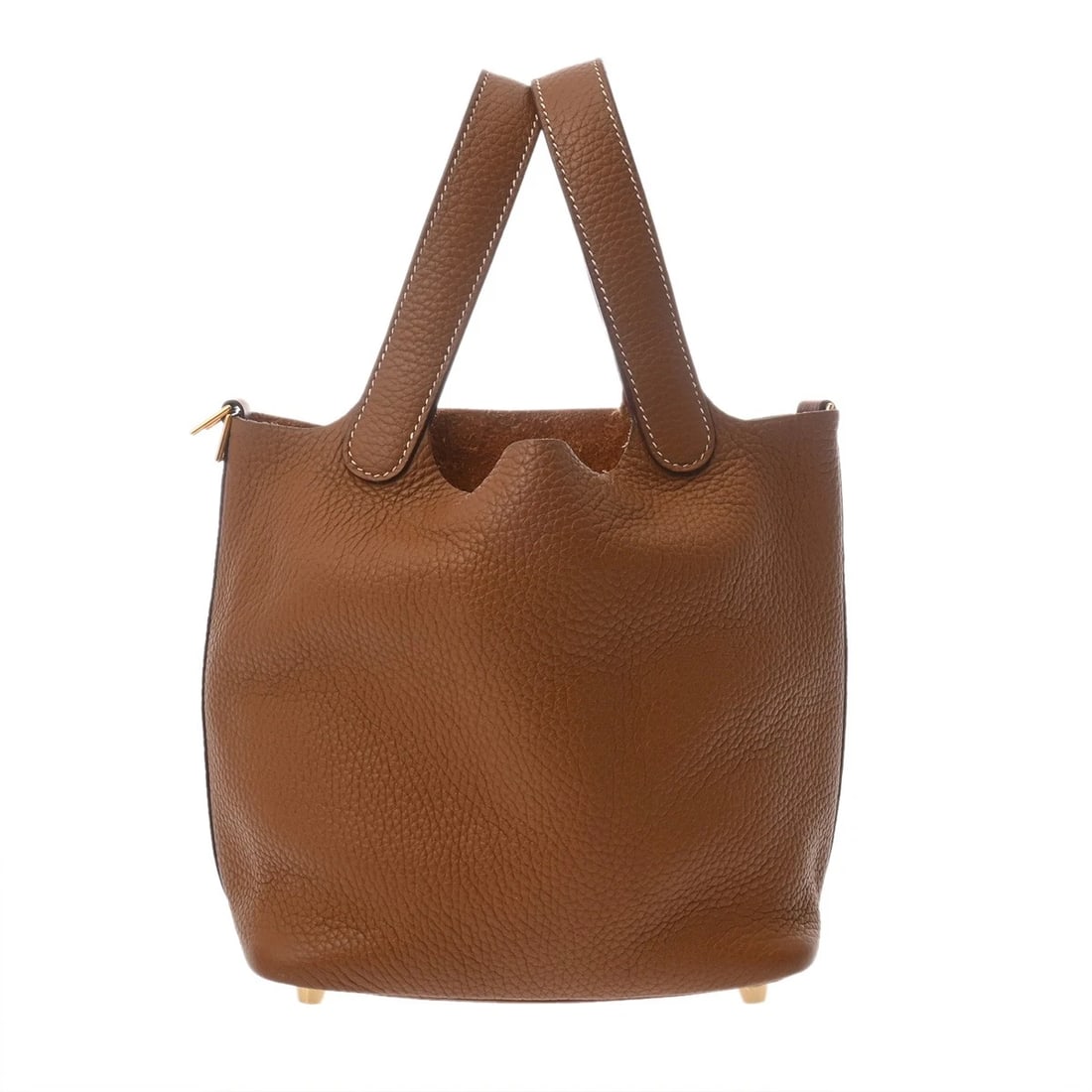HERMES PICOTIN LOCK PM TAURILLON CLEMENCE GOLD HANDBAG HANDBAG (1 of 8)