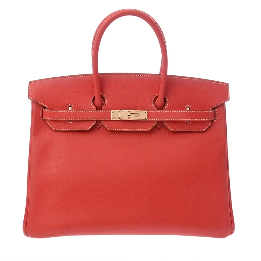 HERMES BIRKIN 35 CANDY VEAU EPSOM ROSE JAIPUR / GOLD HANDBAG HANDBAG (1 of 7)