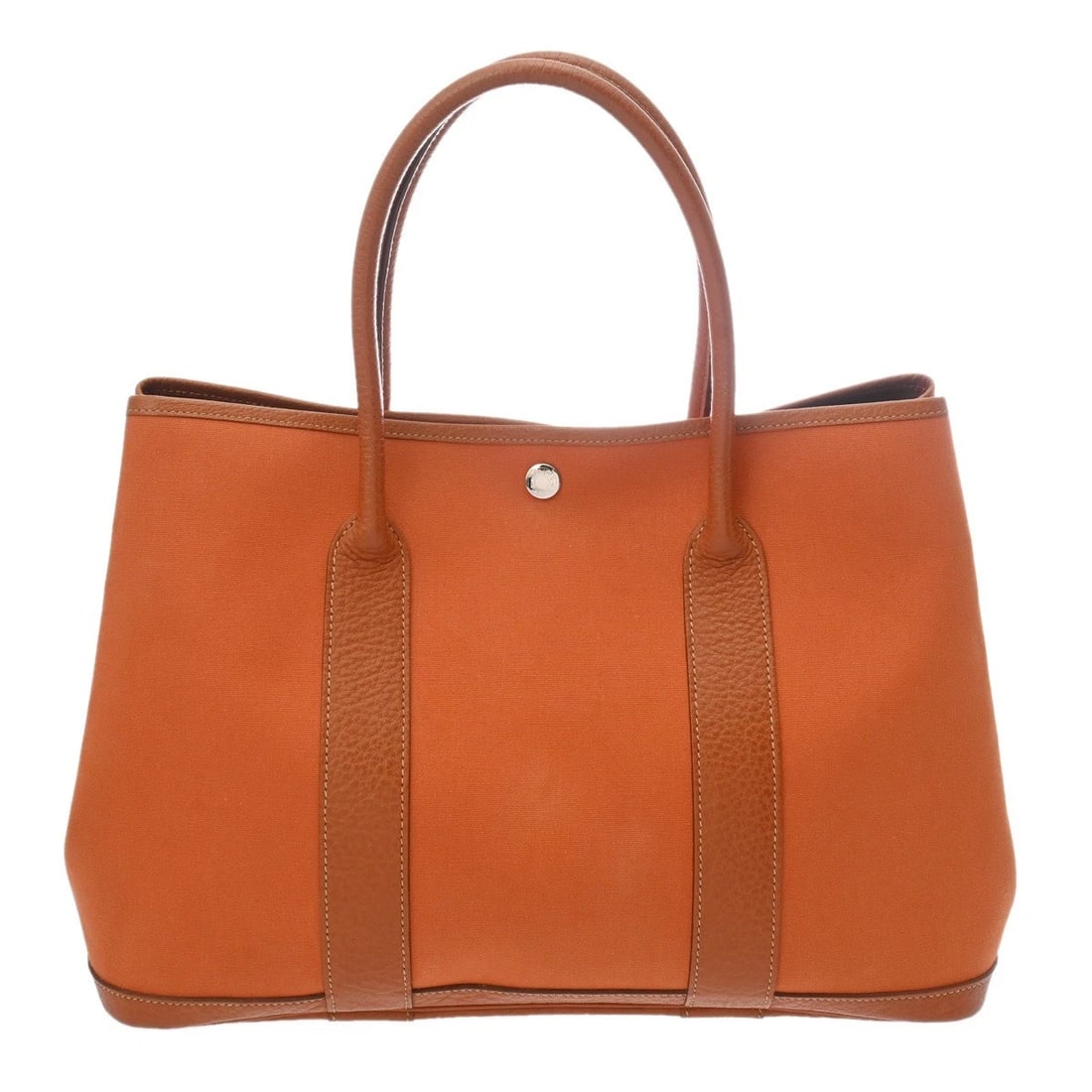 HERMES GARDEN PARTY PM TOWAR OFFICIER/BUFFEL SKIPPER BRICK HANDBAG HANDBAG (1 of 8)