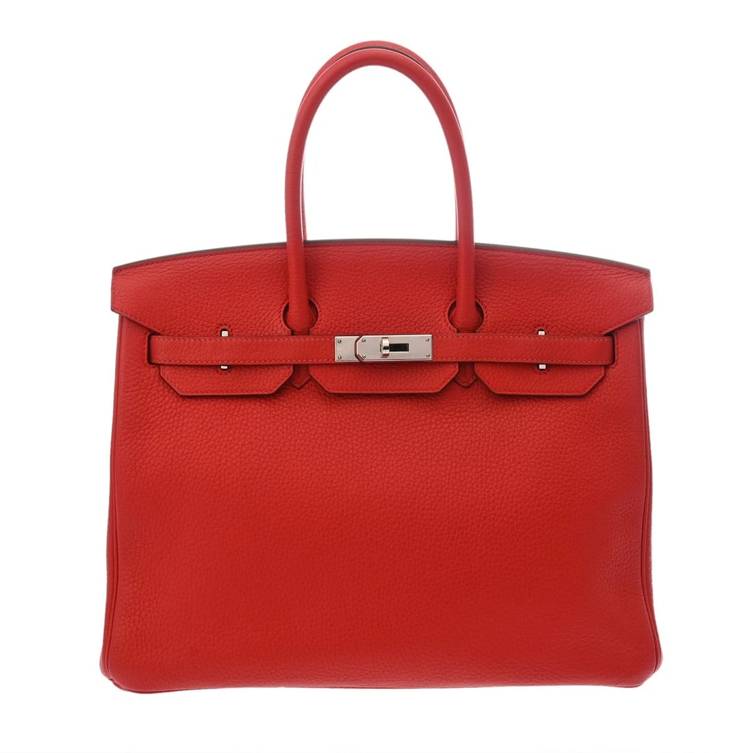 HERMES BIRKIN 35 TOGO ROUGE TOMATO HANDBAG HANDBAG (1 of 7)