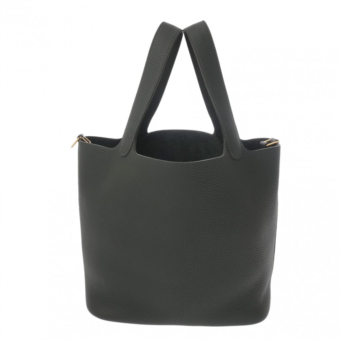 HERMES PICOTIN LOCK MM TAURILLON CLEMENCE VALE MANGROVE HANDBAG HANDBAG: HERMES Picotin Lock MM Taurillon Clemence Vale Mangrove Handbag Handbag Brand: HERMES Type: Handbag Material: Taurillon Clemence Color: Vale Mangrove × Gold Metal Size: H:about 8.7inch W:about 8.