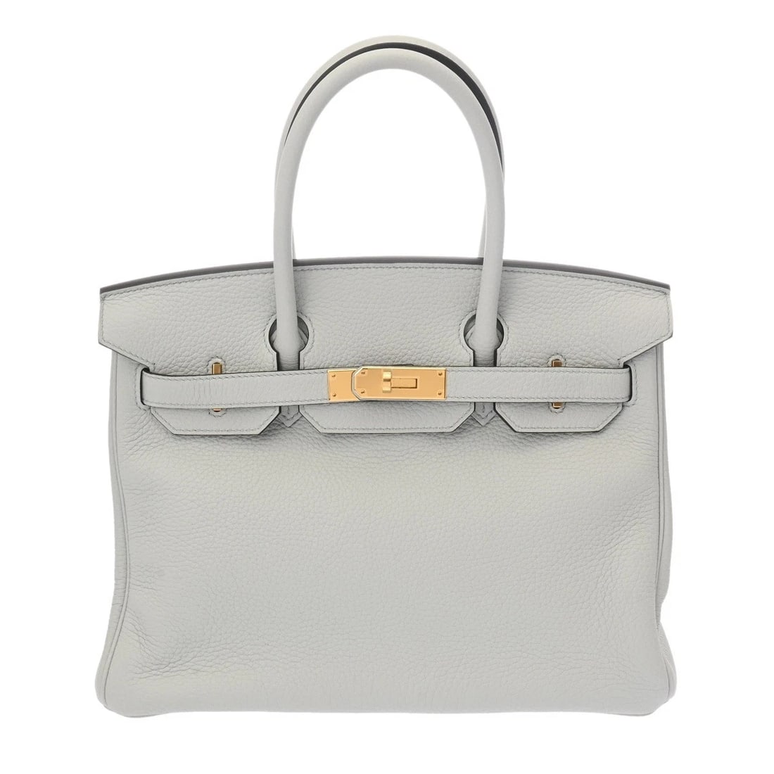 HERMES BIRKIN 30 TAURILLON CLEMENCE BLUE PALE HANDBAG HANDBAG (1 of 8)