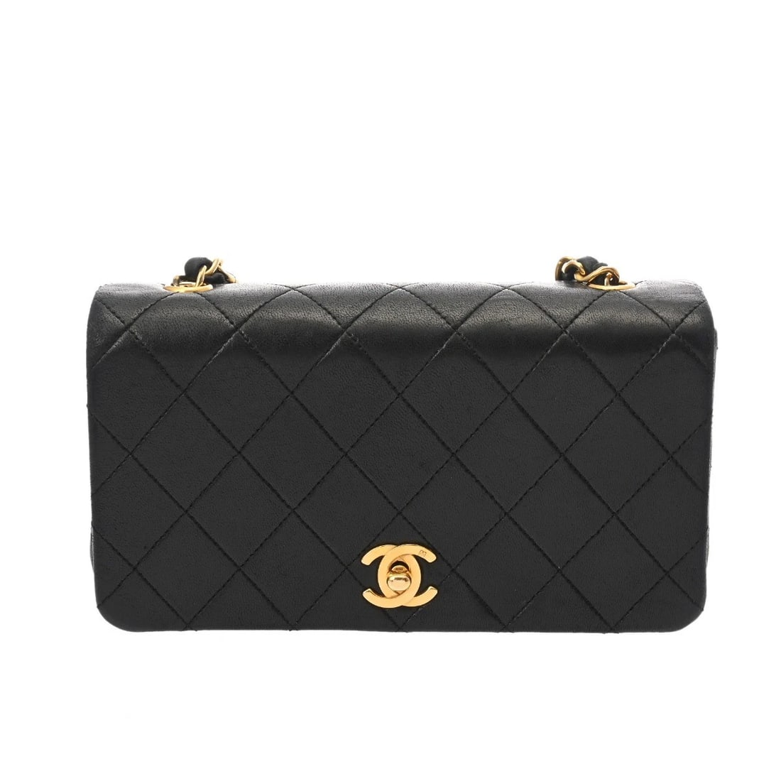 CHANEL CHAINSHOULDER MATRASSE LAMBSKIN BLACK SHOULDER BAG SHOULDER BAG: CHANEL ChainShoulder Matrasse lambskin black Shoulder Bag Shoulder Bag Brand: CHANEL Type: Shoulder Bag Material: lambskin Color: black × Gold Metal Size: H:about 4.1inch W:about 7.5inch D:about