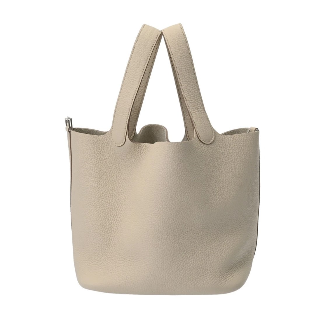 HERMES PICOTIN LOCK MM TAURILLON CLEMENCE BETON HANDBAG HANDBAG (1 of 8)