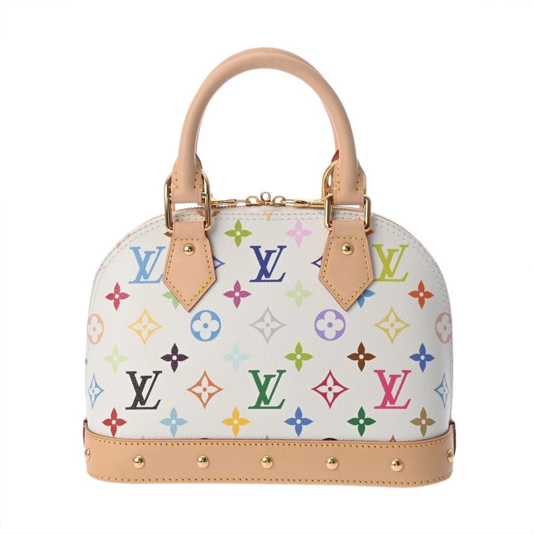 LOUIS VUITTON LVXTM ALMA BB MONOGRAM MULTICOLOR WHITE HANDBAG HANDBAG (1 of 8)