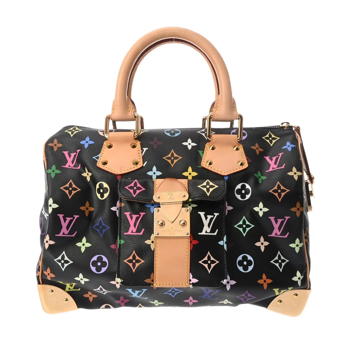 LOUIS VUITTON SPEEDY 30 MONOGRAM MULTICOLOR MONOGRAM HANDBAG (1 of 7)