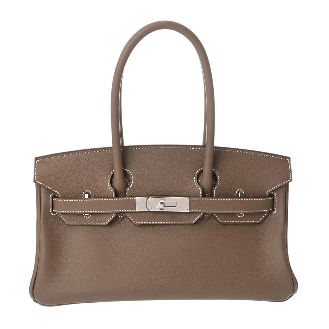 HERMES BIRKIN SHOULDER LIGHT 29 EVERCOLOR EVERCOLOR HANDBAG HANDBAG (1 of 8)