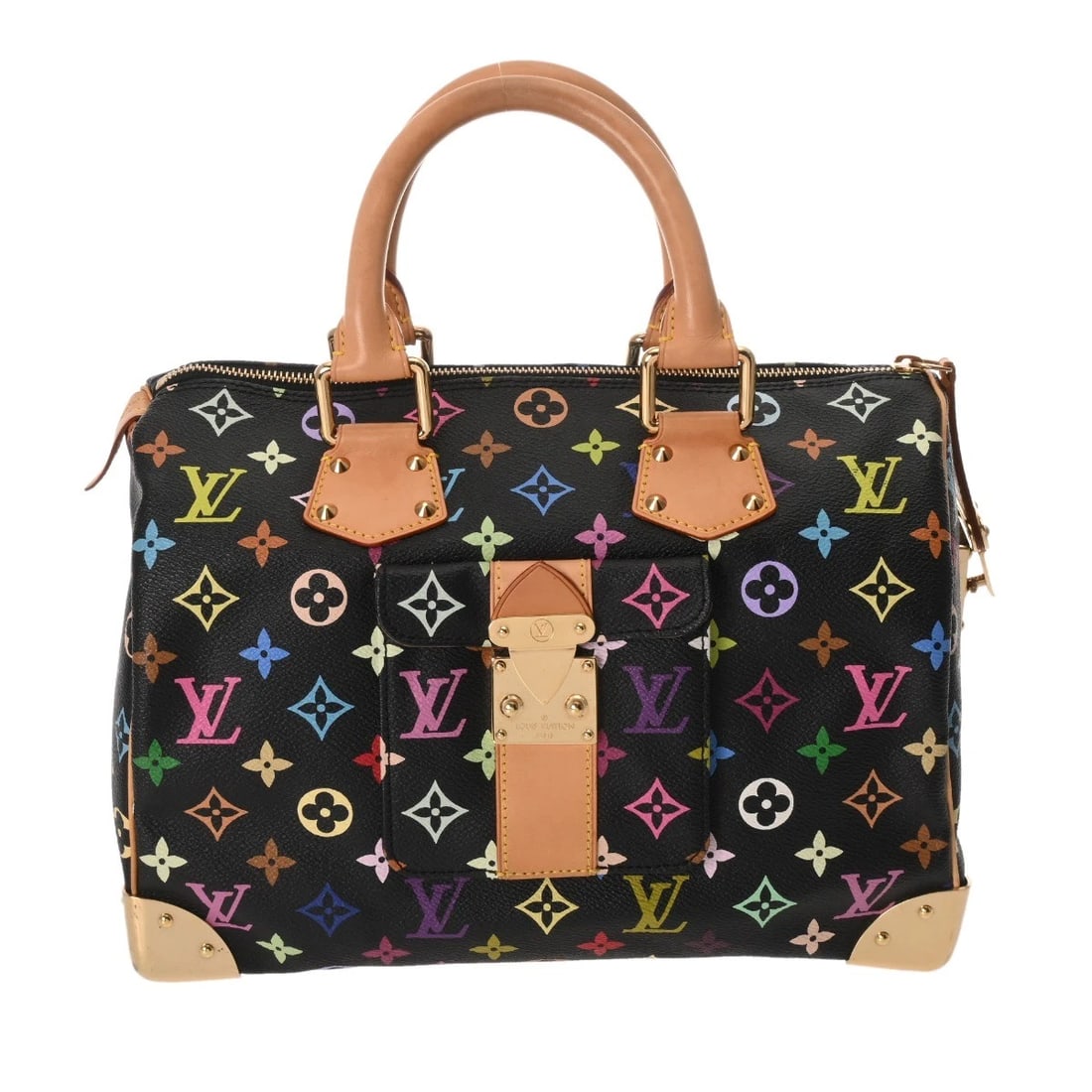 LOUIS VUITTON SPEEDY 30 MONOGRAM MULTICOLOR MONOGRAM HANDBAG (1 of 5)
