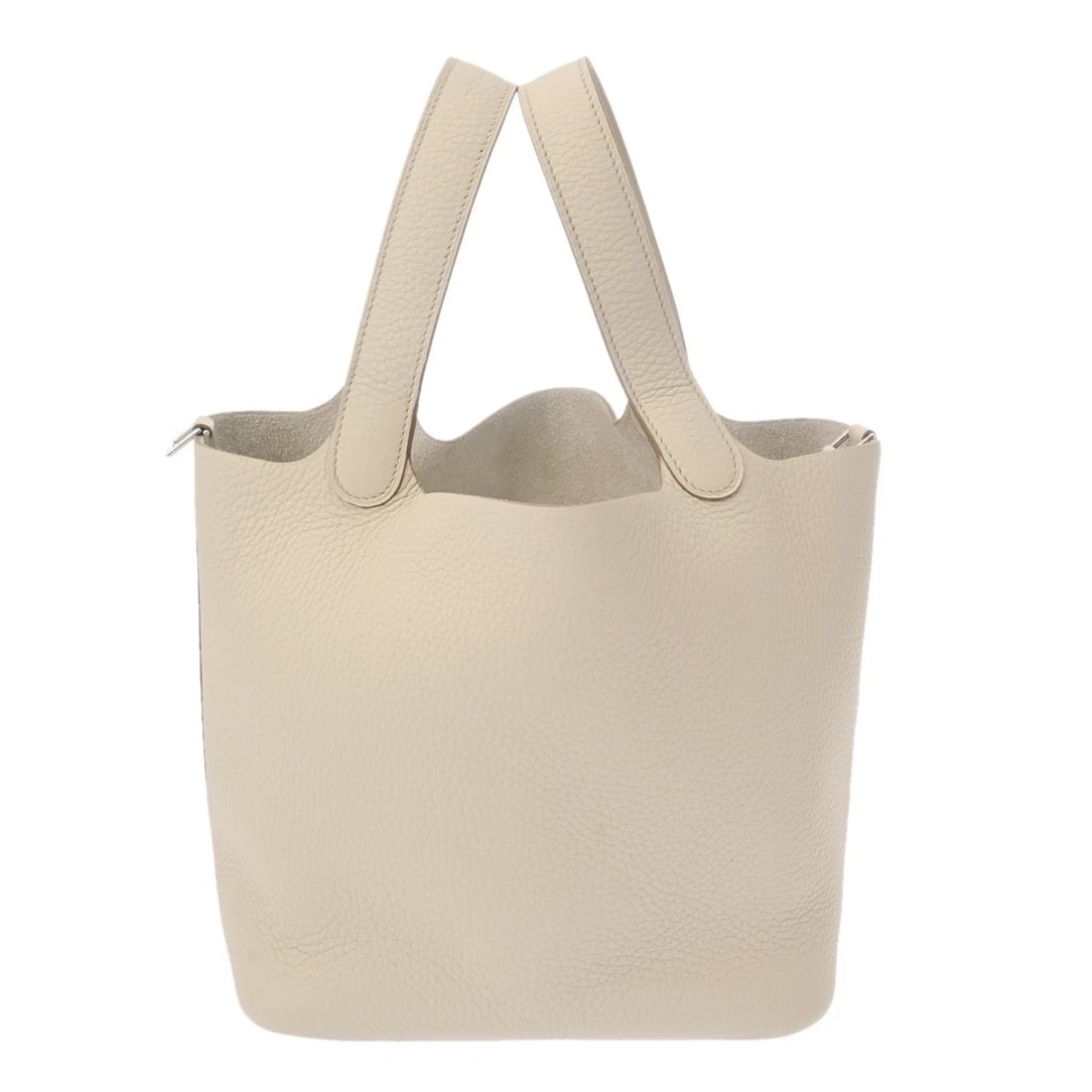 HERMES PICOTIN LOCK MM TAURILLON CLEMENCE BETON HANDBAG HANDBAG (1 of 8)