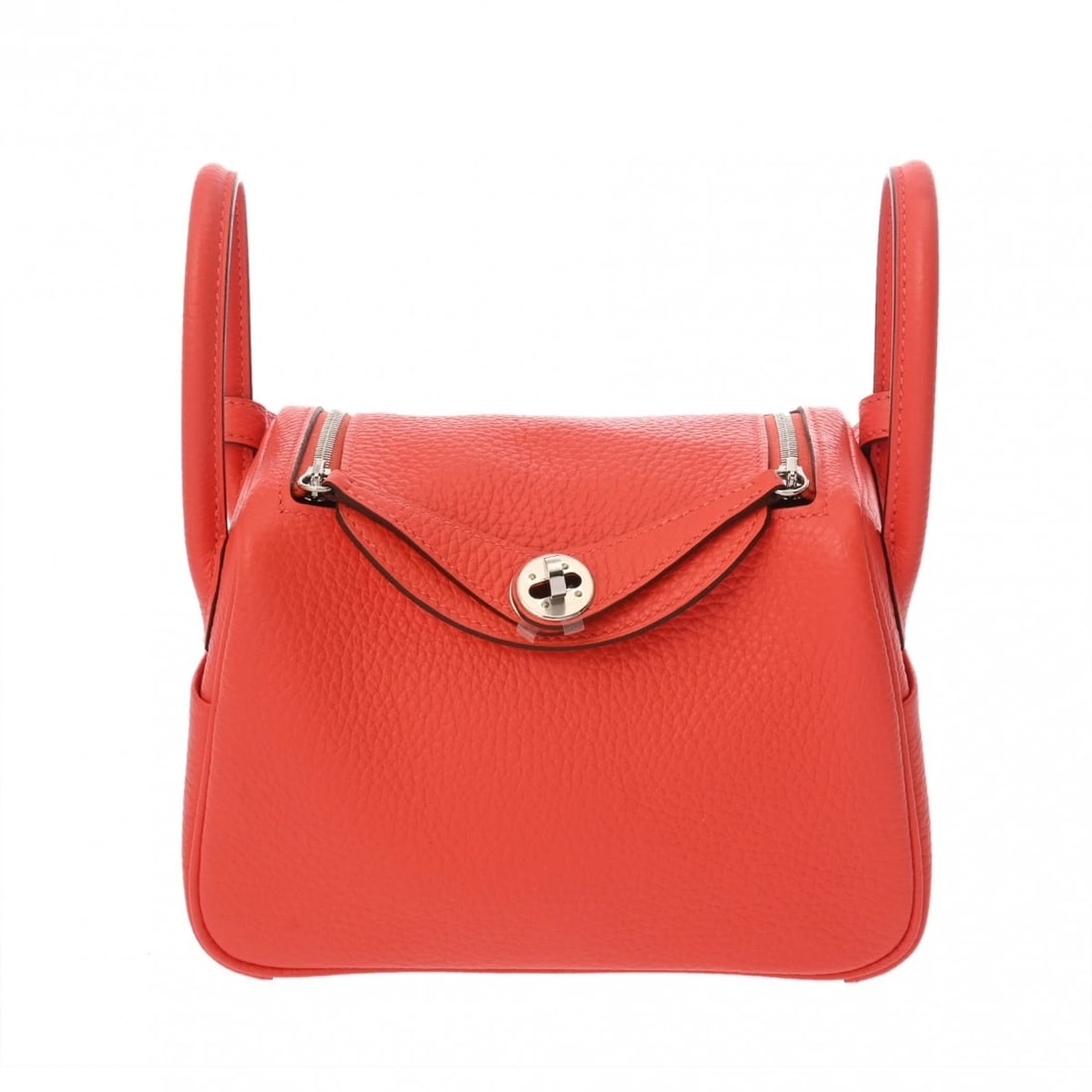 HERMES LINDY MINI 2 TAURILLON CLEMENCE ORANGE FIELD SHOULDER BAG SHOULDER BAG: HERMES Lindy Mini 2 Taurillon Clemence Orange Field Shoulder Bag Shoulder Bag Brand: HERMES Type: Shoulder Bag Material: Taurillon Clemence Color: Orange Field × SilverMetal Size: H:about 5.1inch