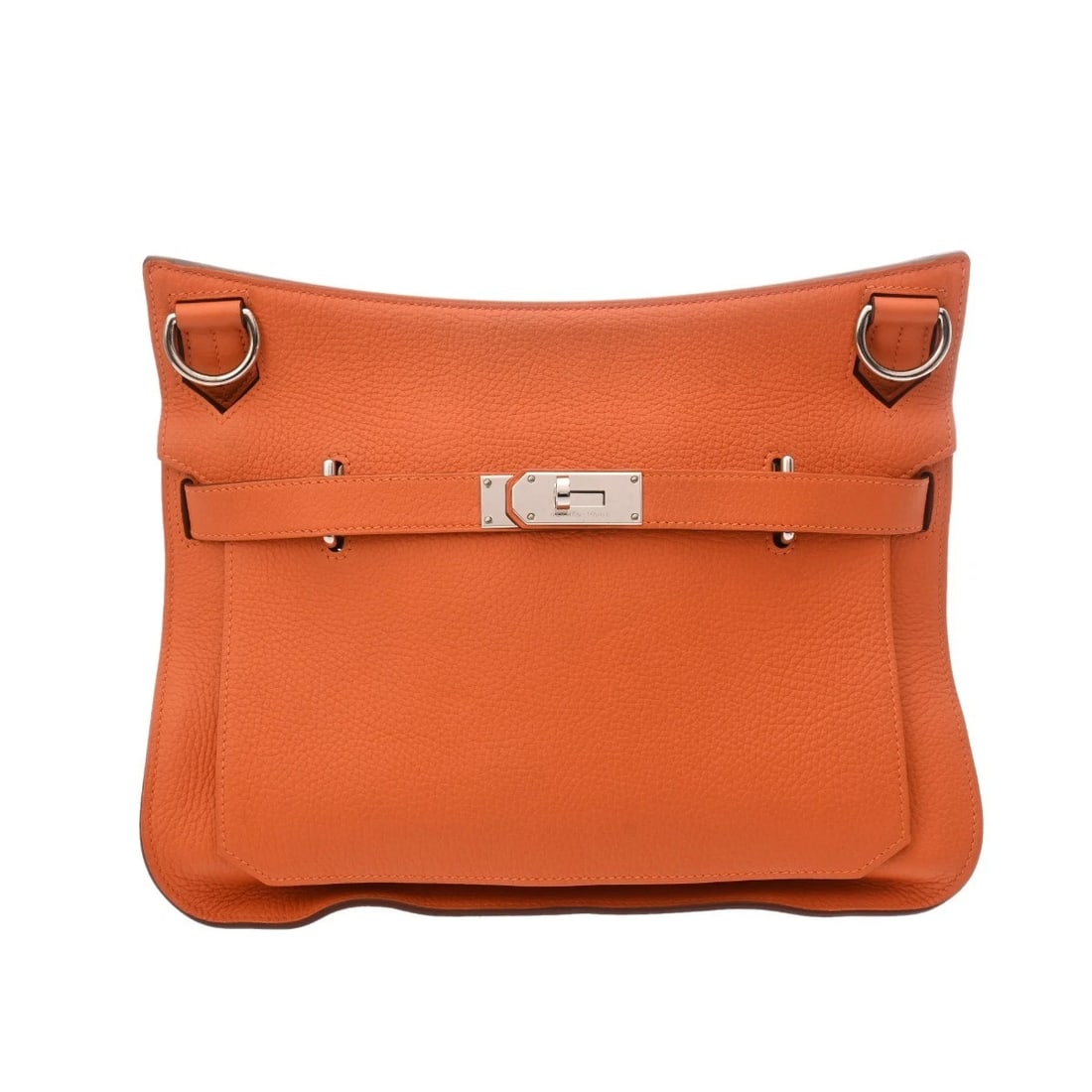 HERMES GYPSYSIEL 34 TAURILLON CLEMENCE ORANGE SHOULDER BAG SHOULDER BAG (1 of 6)