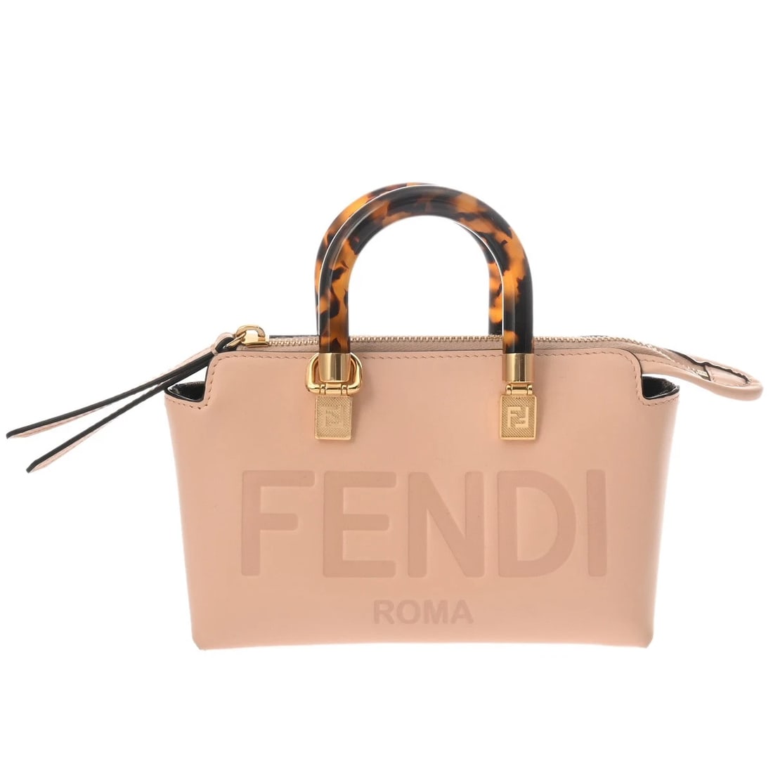 FENDI BY THE WAY MINI PINK HANDBAG HANDBAG: FENDI By The Way Mini pink Handbag Handbag Brand: FENDI Type: Handbag Material: Calf leather Color: pink × Gold Metal Size: H:about 4.5inch W:about 6.9inch (Bottom) D:about 3.3inch Shoulder:about