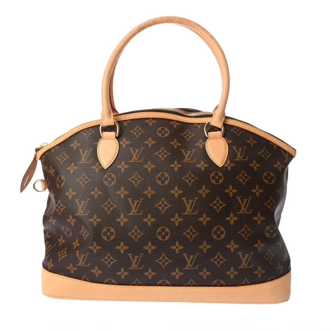 LOUIS VUITTON ROCK IT HORIZONTAL MONOGRAM HANDBAG: LOUIS VUITTON Rock It Horizontal Monogram Handbag Brand: LOUIS VUITTON Type: Handbag Material: Monogram canvas Color: Brown Size: H:about 11.8inch (Center) W:about 15.0inch (Bottom) D:about 5.1inc