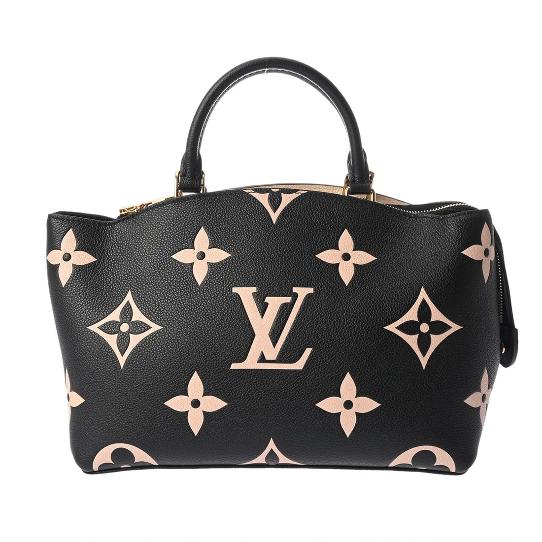 LOUIS VUITTON PETIT PALAIS PM 2WAY BICOLOR MONOGRAM HANDBAG (1 of 7)