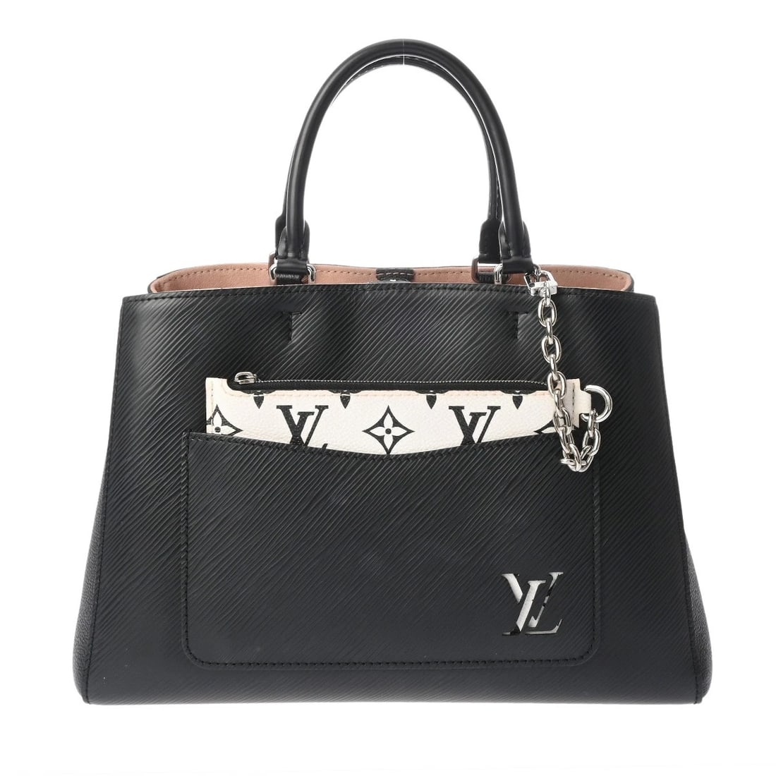 LOUIS VUITTON MAREL TOTE MM 2WAY EPI EPI LEATHER NOIR HANDBAG HANDBAG (1 of 5)