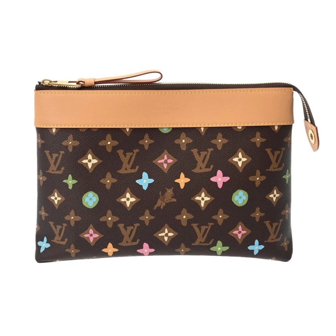 LOUIS VUITTON POCHETTE VOYAGE SOUPLE MONOGRAM CLUTCH BAG (1 of 9)