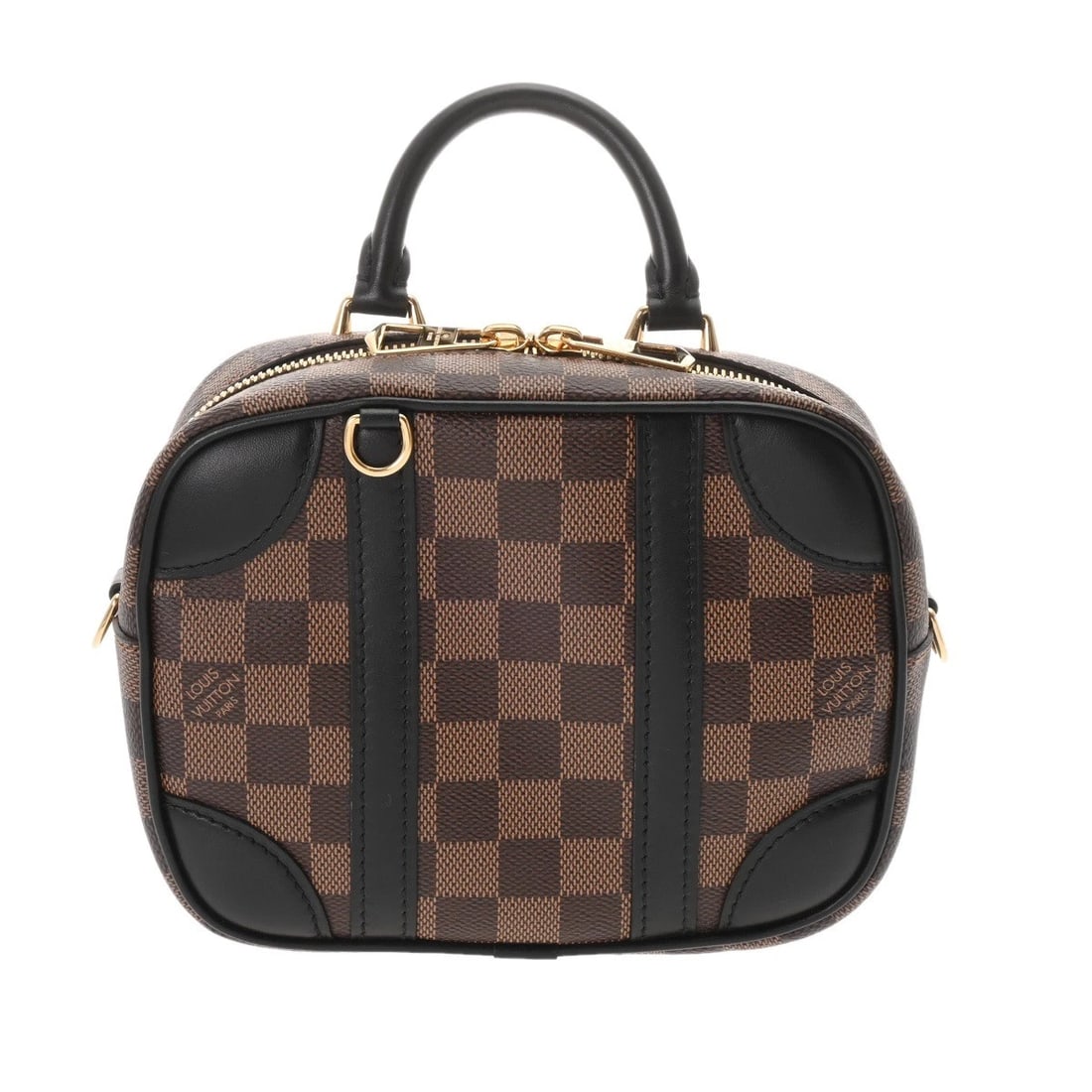 LOUIS VUITTON VALISET SOUPLE BB DAMIER CANVAS BROWN SHOULDER BAG (1 of 8)