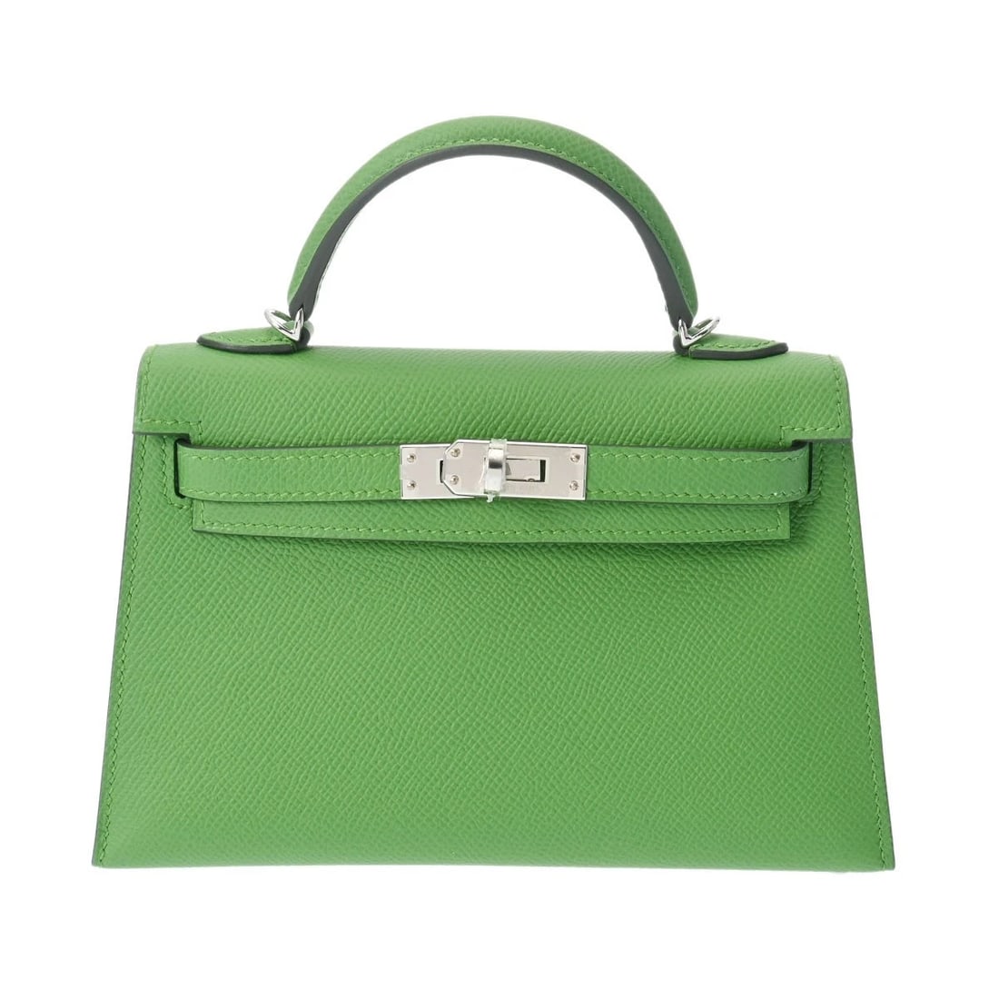 HERMES MINI KELLY 2 VEAU EPSOM VERT YUCCA HANDBAG HANDBAG (1 of 11)