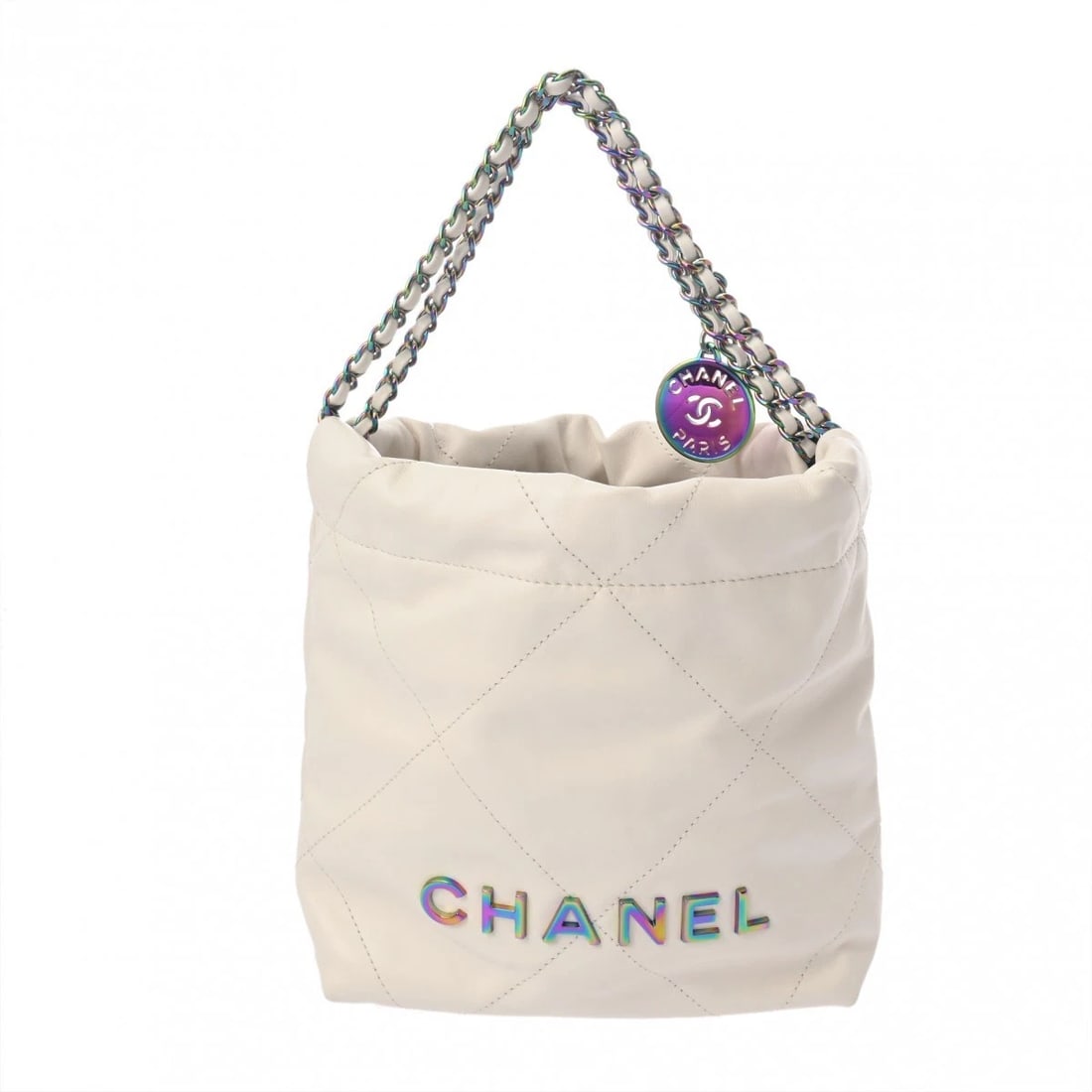 CHANEL MINI HANDBAG WHITE HANDBAG HANDBAG (1 of 8)