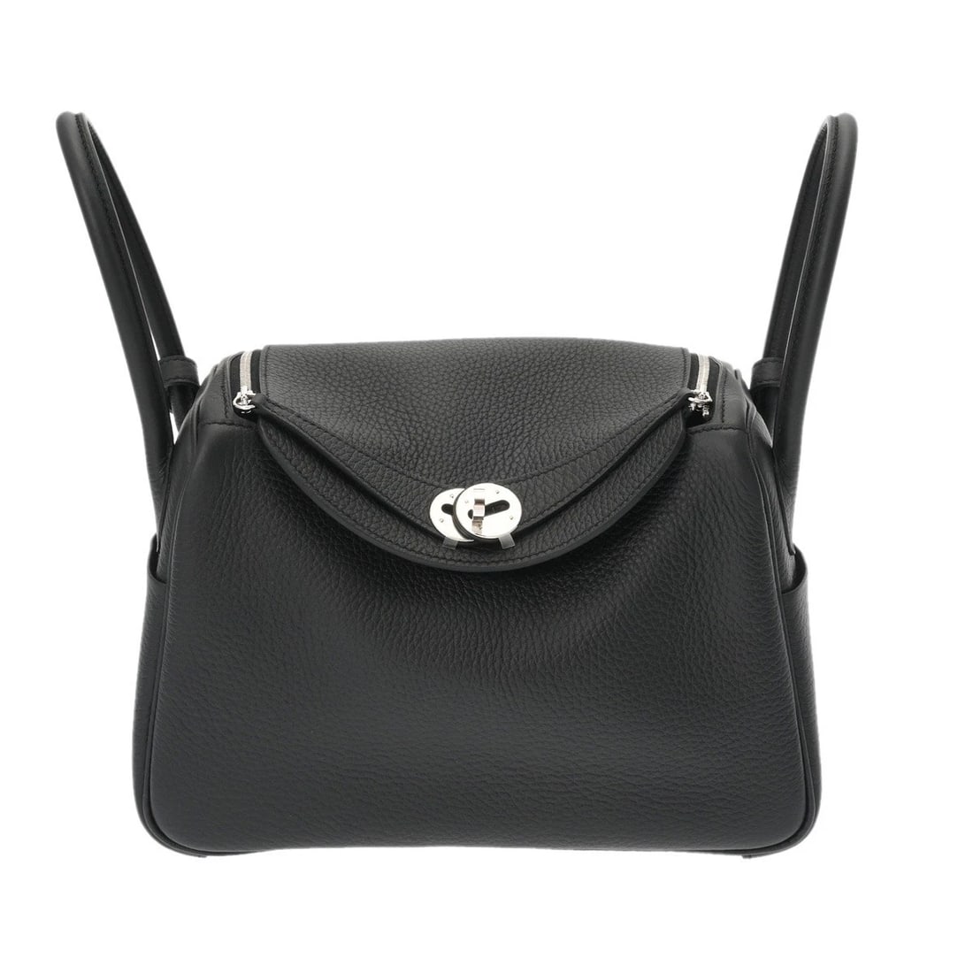 HERMES LINDY 26 2WAY TAURILLON CLEMENCE BLACK SHOULDER BAG SHOULDER BAG (1 of 8)