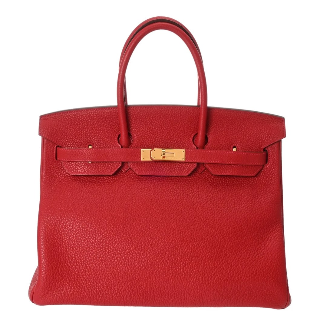 HERMES BIRKIN 35 TOGO ROUGE KAZAK UNISEX HANDBAG HANDBAG (1 of 6)