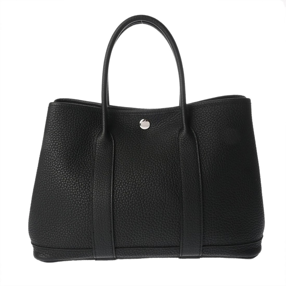 HERMES GARDEN PARTY TPM NEGONDA BLACK HANDBAG HANDBAG: HERMES Garden party TPM Negonda black Handbag Handbag Brand: HERMES Type: Handbag Material: Negonda Color: black × SilverMetal Size: H:about 8.3inch W:about 11.8inch D:about 5.3inch Accessories:
