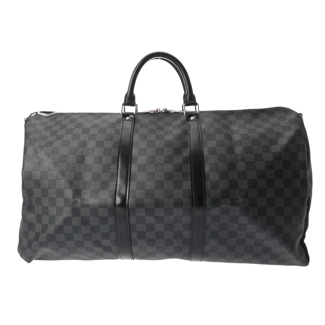 LOUIS VUITTON KEEPOL BANDRIERE 55 DAMIER GRAFITTE BOSTON BAG (1 of 7)