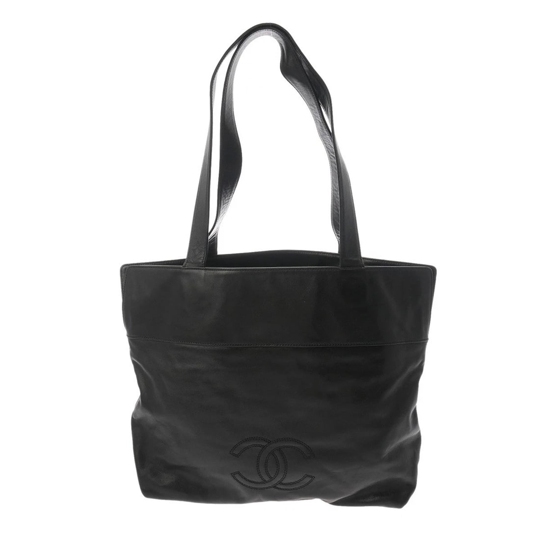 CHANEL COCO MARK BLACK TOTE BAG TOTE BAG (1 of 4)
