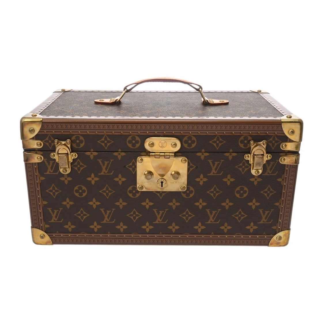 LOUIS VUITTON POIT PETITE COSMETIC CASE MONOGRAM CANVAS TRUNK (1 of 5)