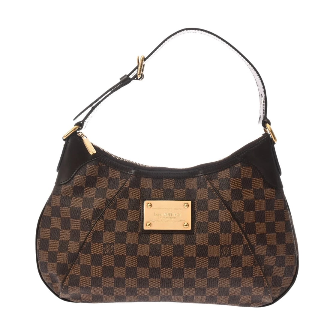 LOUIS VUITTON THAMES GM DAMIER CANVAS EBENE SHOULDER BAG SHOULDER BAG: LOUIS VUITTON Thames GM Damier canvas Ebene Shoulder Bag Shoulder Bag Brand: LOUIS VUITTON Type: Shoulder Bag Material: Damier canvas Color: Ebene Size: H:about 10.2inch W:about 15.4inch (maximum)