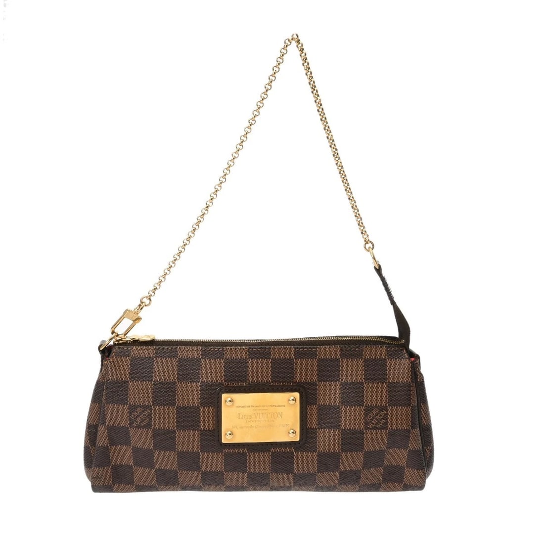 LOUIS VUITTON EVA DAMIER CANVAS EBENE SHOULDER BAG SHOULDER BAG: LOUIS VUITTON Eva Damier canvas Ebene Shoulder Bag Shoulder Bag Brand: LOUIS VUITTON Type: Shoulder Bag Material: Damier canvas Color: Ebene Size: H:about 5.1inch W:about 9.6inch D:about 1.6inch S