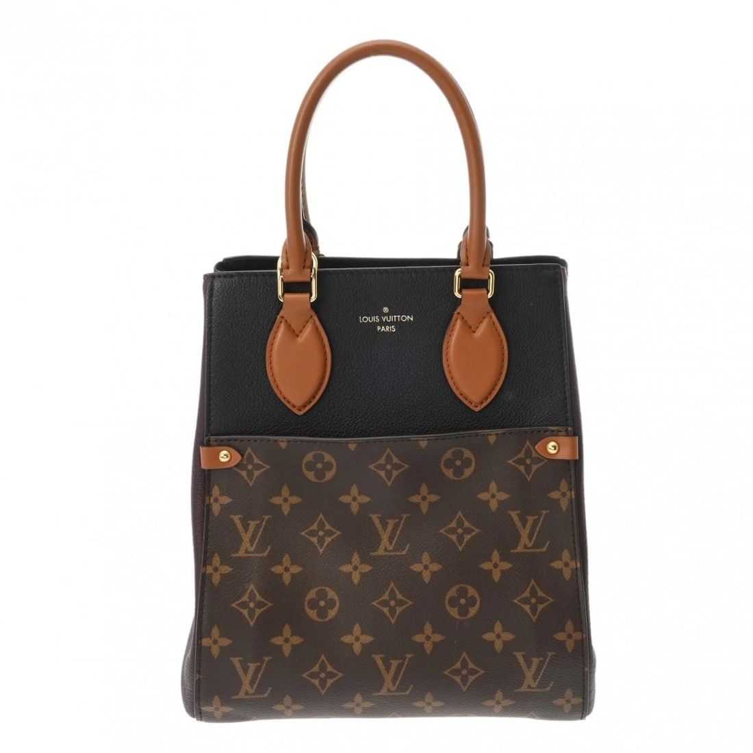 LOUIS VUITTON FOLD TOTE MM 2WAY MONOGRAM HANDBAG (1 of 12)