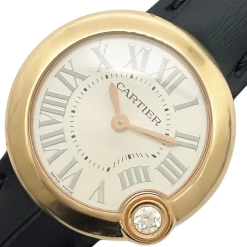CARTIER BALLON BLANC K18PG WATCH: Cartier Ballon Blanc K18PG Watch Brand: CARTIER Type: Wrist watch Material: K18PG Color: Dial Color Silver Size: [ Case size ] 30mm / Case shape: Round face / Case width: 30mm / Case height:
