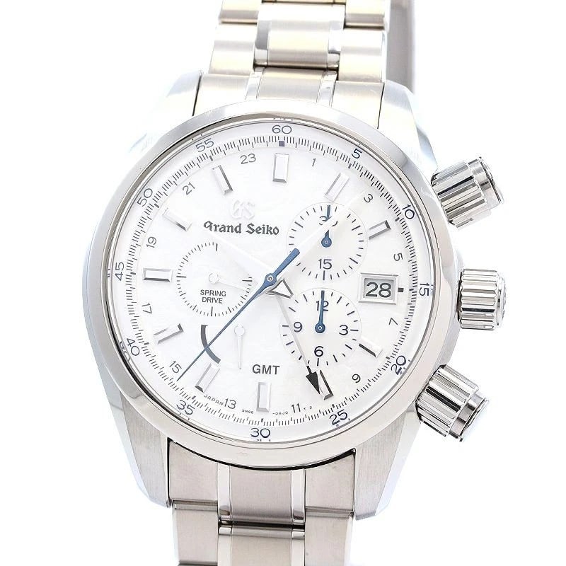 GRAND SEIKO SPORTS COLLECTION SPRING DRIVE WATCH: Grand Seiko Sports Collection Spring Drive Watch Brand: GRAND SEIKO Type: Wrist watch Material: Titanium Color: Dial Color White Size: [ Case size ] 43.5mm [ Arm circumference size ] 19.5cm 