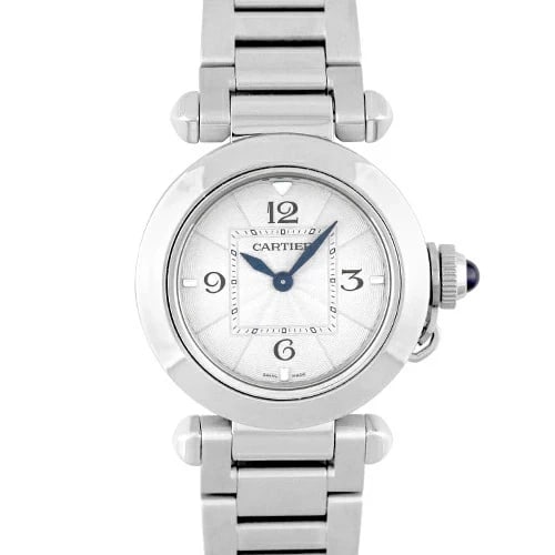 CARTIER PASHA WATCH: CARTIER Pasha Watch Brand: Cartier Type: Wrist watch Material: SS Color: Dial Color Silver Size: [ Case size ] 30mm Accessories: None Accessories Notice: When purchasing pre-owned goods,