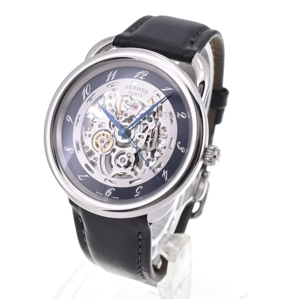 HERMES ARCEAU SKELETON WATCH - 2