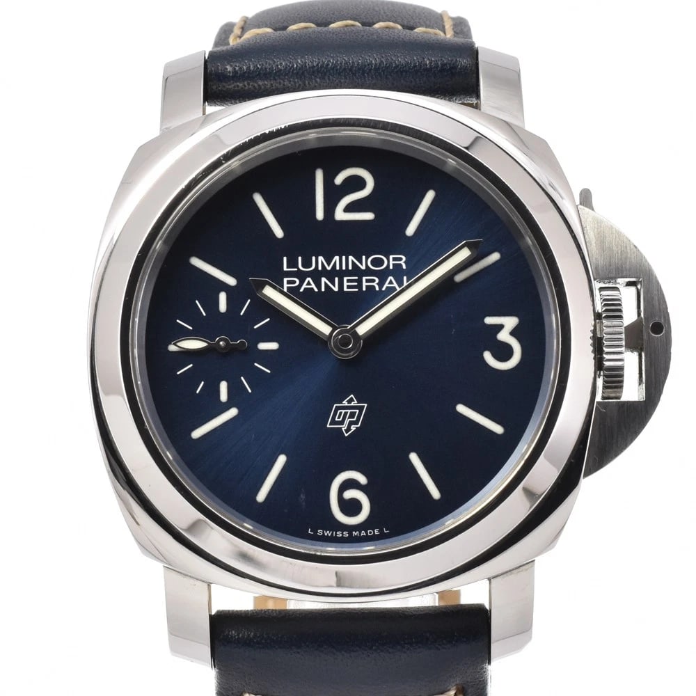 PANERAI LUMINOR BLUE MARE DIAL WATCH (1 of 5)