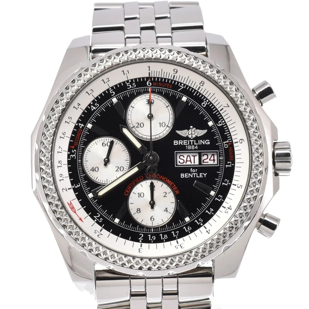 BREITLING BENTLEY BLACK DIAL WATCH (1 of 6)
