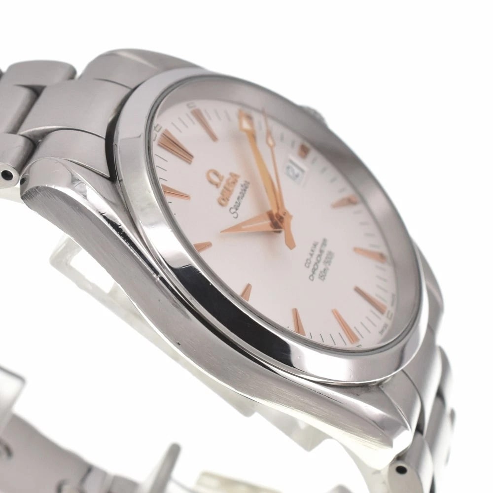 OMEGA SEAMASTER CHRONOMETER SILVERDIAL WATCH - 4