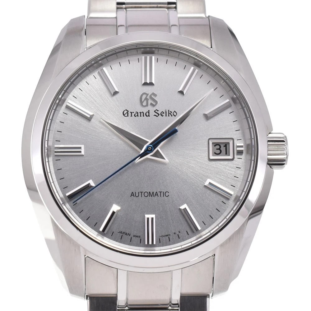 SEIKO GRAND SEIKO HERITAGE WATCH: SEIKO Grand Seiko Heritage Watch Brand: SEIKO Type: Wristwatch Material: Band Material Stainless Steel, Case Material Stainless Steel Color: Dial Color Silver, Case Color Silver Band Color