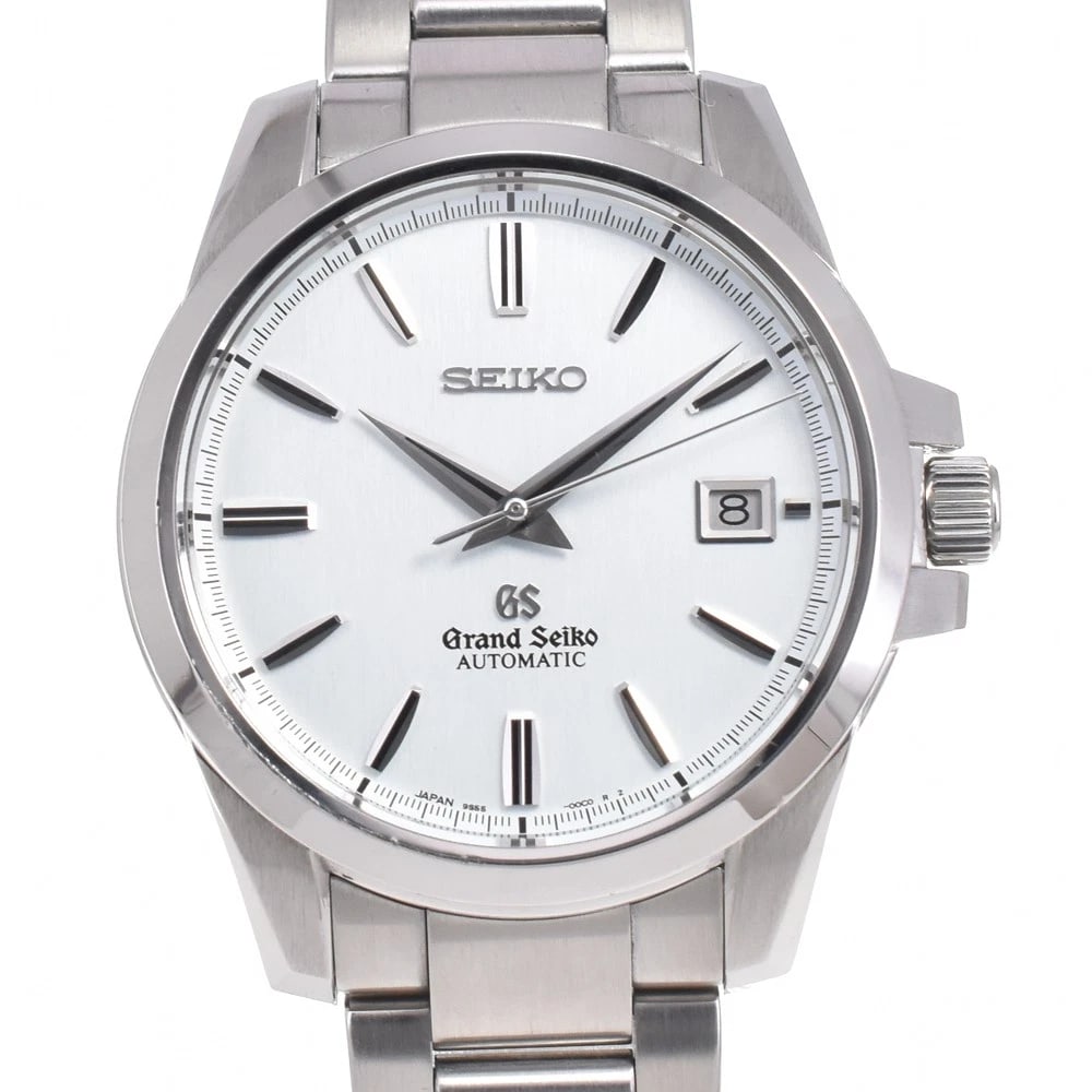 SEIKO GS ICE BLUE DIAL WATCH: SEIKO GS Ice blue Dial Watch Brand: SEIKO Type: Wristwatch Material: Band Material Stainless Steel, Case Material Stainless Steel Color: Dial Color Ice blue, Case Color Silver Band Color Silver