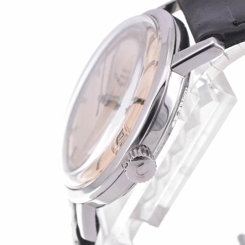 UNIVERSAL GENVE POLEROUTER SILVER DIAL WATCH - 3