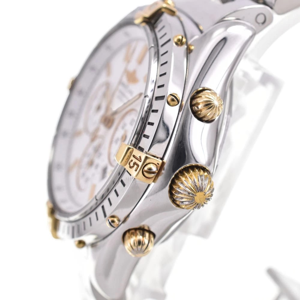 BREITLING SHADOW FLYBACK WHITE DIAL WATCH - 3