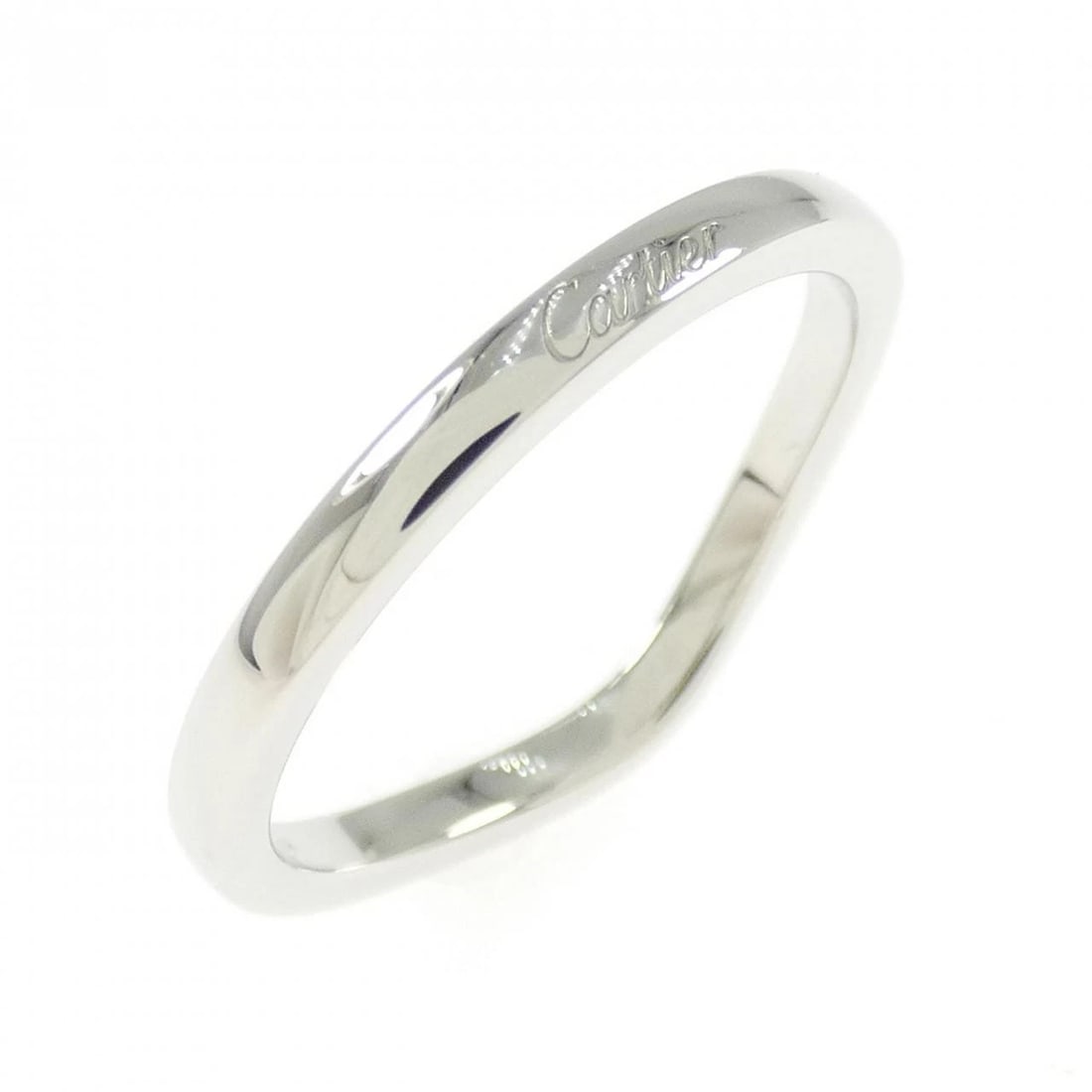 CARTIER BALLERINA RING: Cartier ballerina Ring Brand: Cartier Type: Ring Material: Platinum 950, Color: White Size: 6 (US size) Accessories: None Accessories Notice: When purchasing pre-owned goods, please refer to