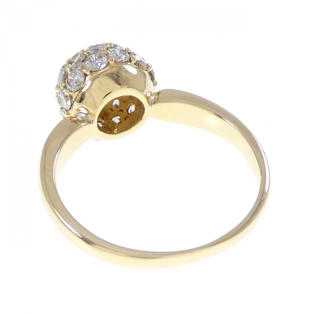K18YG DIAMOND RING - 3