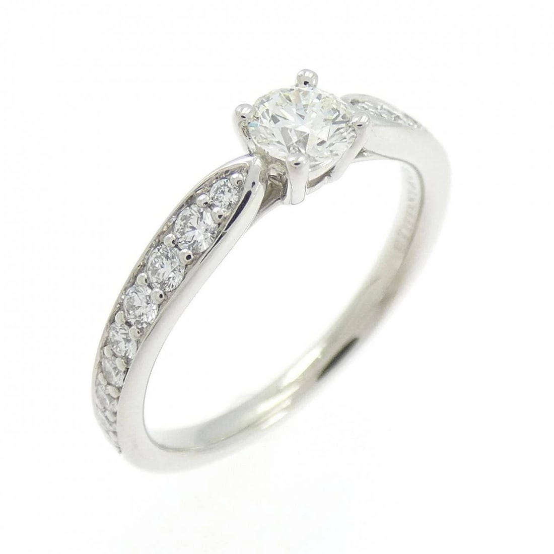 TIFFANY & CO. HARMONY RING: TIFFANY & Co. Harmony Ring Brand: TIFFANY&Co. Type: Ring Material: Platinum950, Main Stone/Creation Natural Color: white Size: US 4.5 Accessories: None Accessories Notice: When purchasing