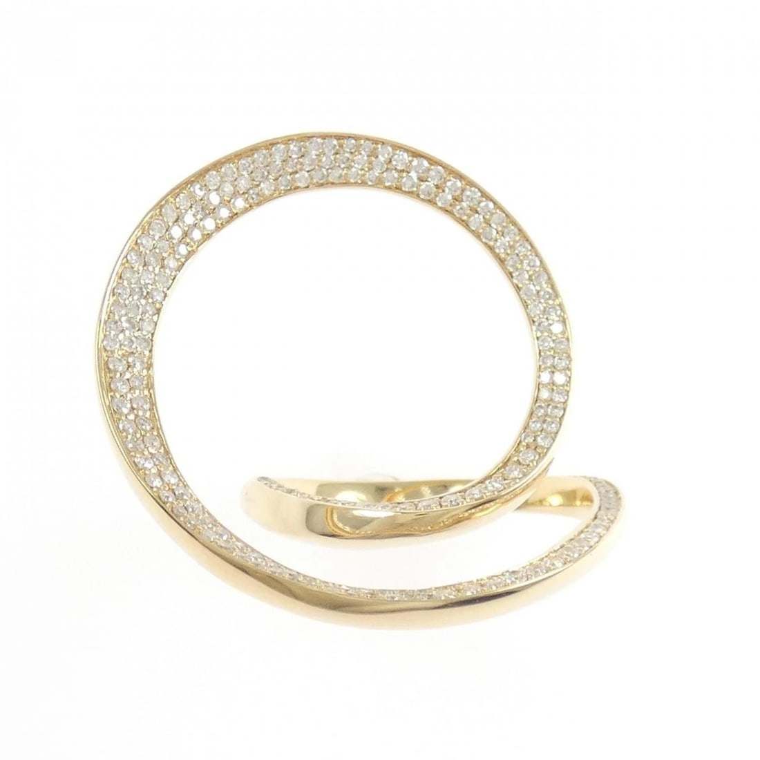 K18YG DIAMOND RING - 2