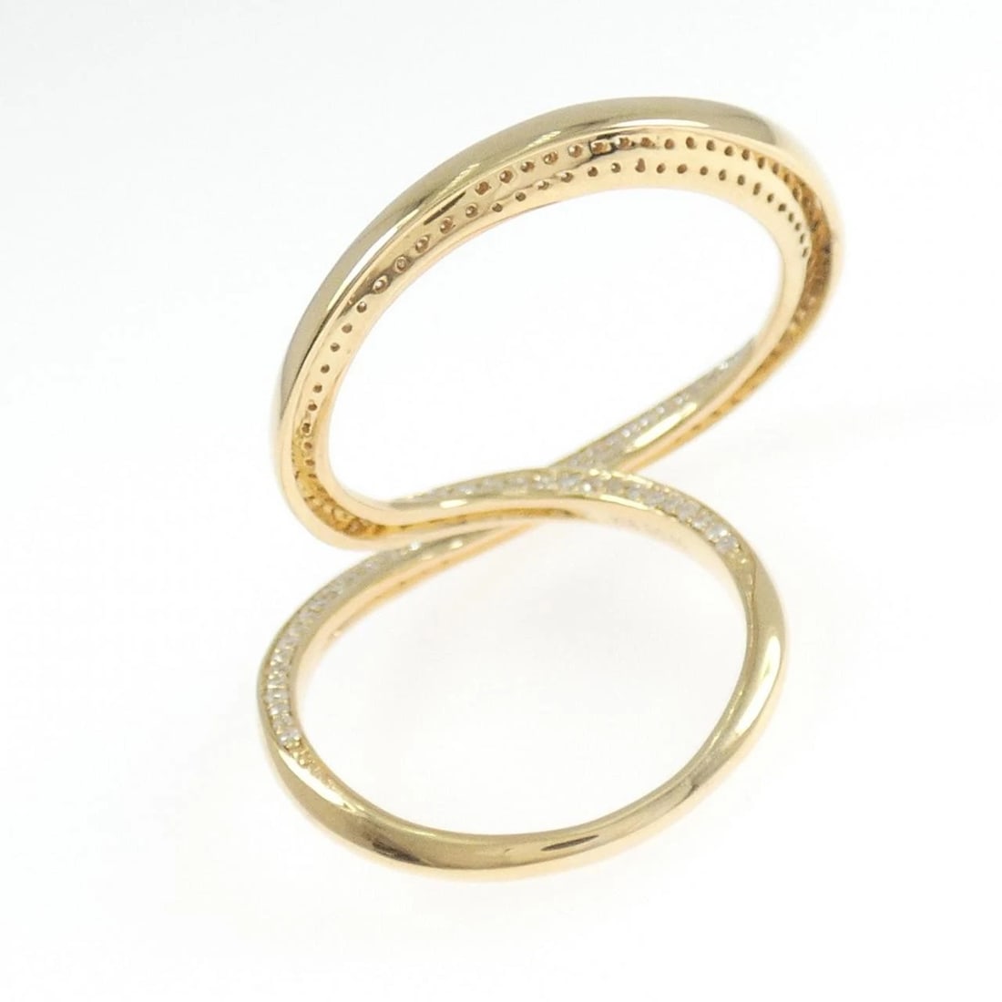 K18YG DIAMOND RING - 3