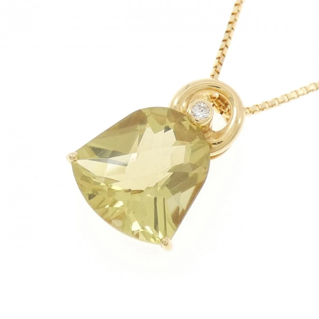 K18YG QUARTZ NECKLACE - 3