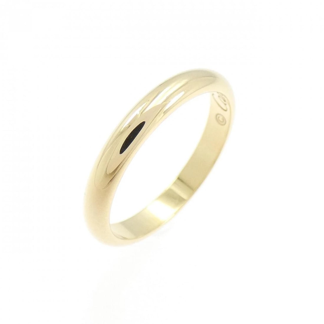 CARTIER WEDDING RING: Cartier Wedding Ring Brand: CARTIER Type: Ring Material: 750 yellow gold, Color: yellow gold Size: US 3 Accessories: None Accessories Notice: When purchasing pre-owned goods, please refer